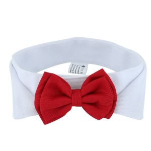 COUPLECOL Với Khóa Có thể điều chỉnh Cho Con Chó Con KITTEN Cho Con Chó Nhỏ Trung Bình Vật nuôi Phụ Kiện Pet Trang Phục Mèo Cổ Áo Con Chó BOW TIE Con Chó Cổ Áo