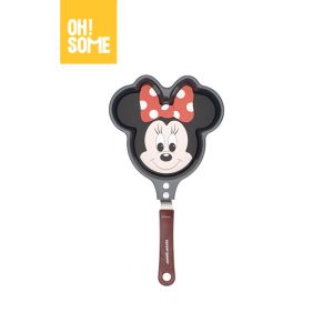 OHSOME x Disney กระทะทอดรูปทรงมิกกี้ และมินนี่เมาส์ Mickey & Minnie Mouse Frying Pan
