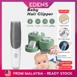 EDENS Mesin Rambut Baby Hair Trimmer Silent Gunting Rambut Baby Child Hair Shaver Kids Hair Cutter Clipper - Fulfilled by Edens