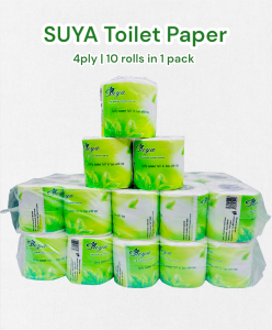 SUYA 10 rolls Green Tea Bathroom Tissue 100% Original 4ply