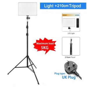 11-Inch 2700-5700K LED Fill Lamp Video Light Panel with Remote Control Photography Fill Light Lamp for Photography Video