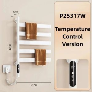 Sacesr Electric Heated Towel Rail Stainless Steel Towel Rack Wall Rotating Towels Radiator Aesthetic Towels Dryer Bathroom Accessories B8T9H