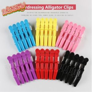 Hairdressing Parting Clips Salon Sectioning Crocodile Clip Styling Tool Heat Resistant Non-Slip 5pcs