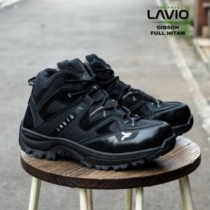 Sepatu Safety Pria Boots Tinggi Ujung Besi Pria Keren Anti Licin Lavio Gibson Septi Kerja Proyek Kerja Lapangan