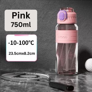 Water Bottle/BPA Free/750ml and 1L Leak proof 2 Way Tritan -SG Ready Stock