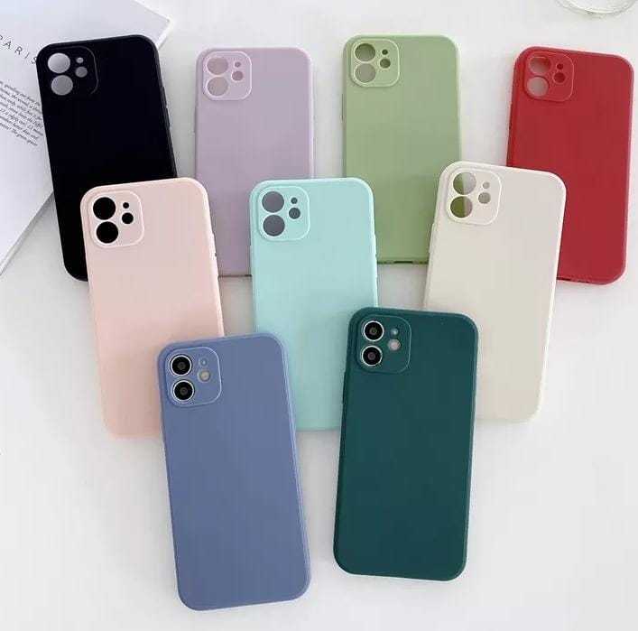 Soft Case Xiaomi Redmi A1 A2 A3 4A 4X 5A 5 5+ 6 6A 7 7A Plus Pro Softcase Silikon Square Edge Candy Kamera