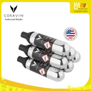 CORAVIN Pure Argon Capsules 21ml Pack of 6