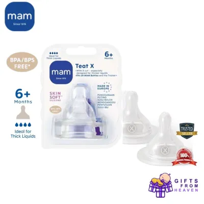 MAM Silk Teat / Anti-Colic Valves (2pcs)