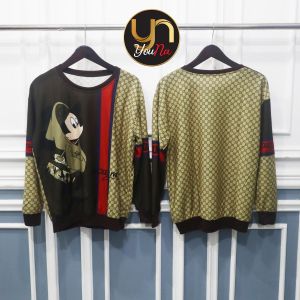 Sweater Wanita Atasan Motif Gambar Mimic
