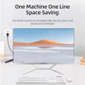 AIODIY All in one PC Computer set i3 /i5 /i7 8G/16G RAM 128G/256G/512G SSD for online courses /Office /PC full set of 24 inch monitor. 
