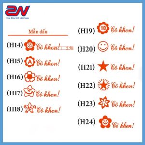 khắc dấu logo tiểu học logo nhận xét tiểu học đẹp sắc nét giá rẻ