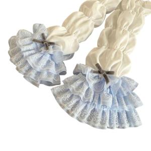 Ổng tay chống nắng hợp thời trang Găng tay dài không ngón lolitas xếp tầng nhiều lớp ren cánh tay tay áo cho trang phục halloween