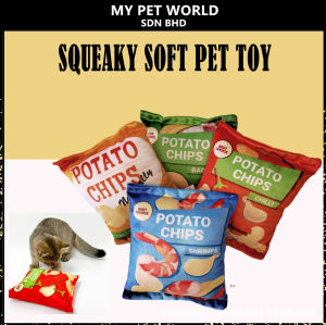 Pet World Squeaky Soft Pet Toy / Potato Chips Toy / Dog Toy / Cat Toys