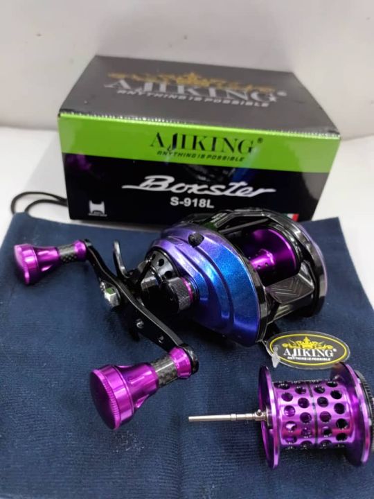 boxster fishing reel AJIKING BOXSTER S-918L BAITCASTING FISHING REEL Ajiking Boxster S 918L -  Lazada