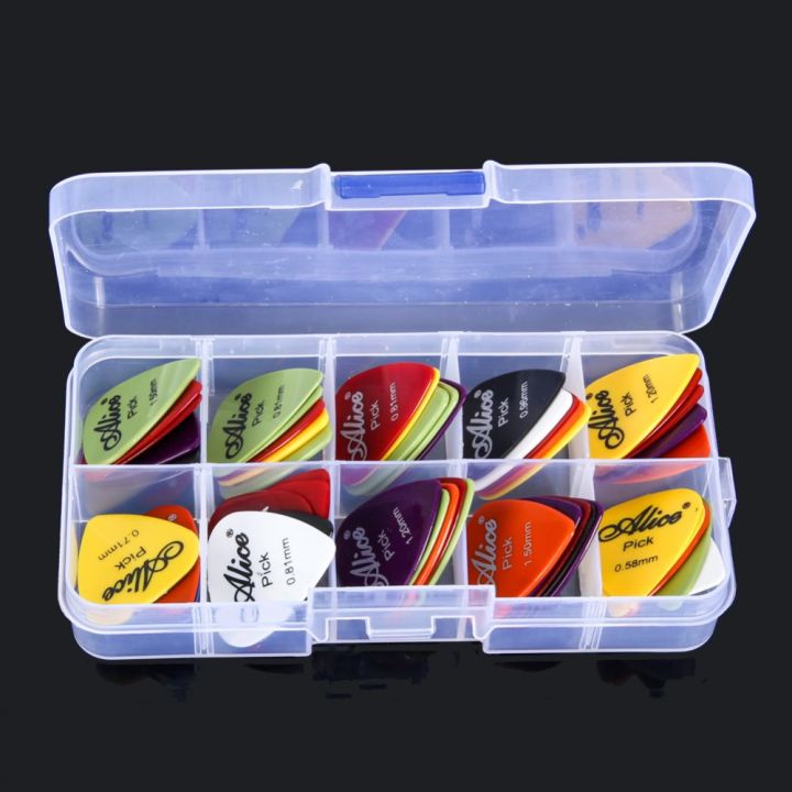30/40/50pcs Acoustic Electric Guitar Picks Plectrums +1 Plastic Picks ...