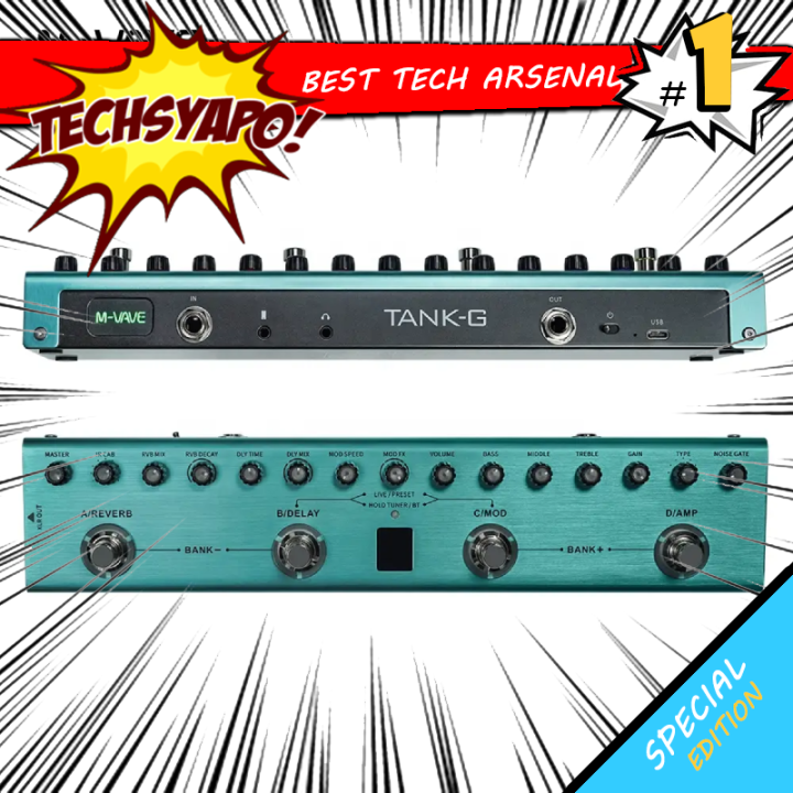 M-VAVE TANK-G ギターエフェクター Tienda Online de KAIRON MUSIC M-VAVE TANK-G ギターエフェクター Tienda Online de KAIRON MUSIC
