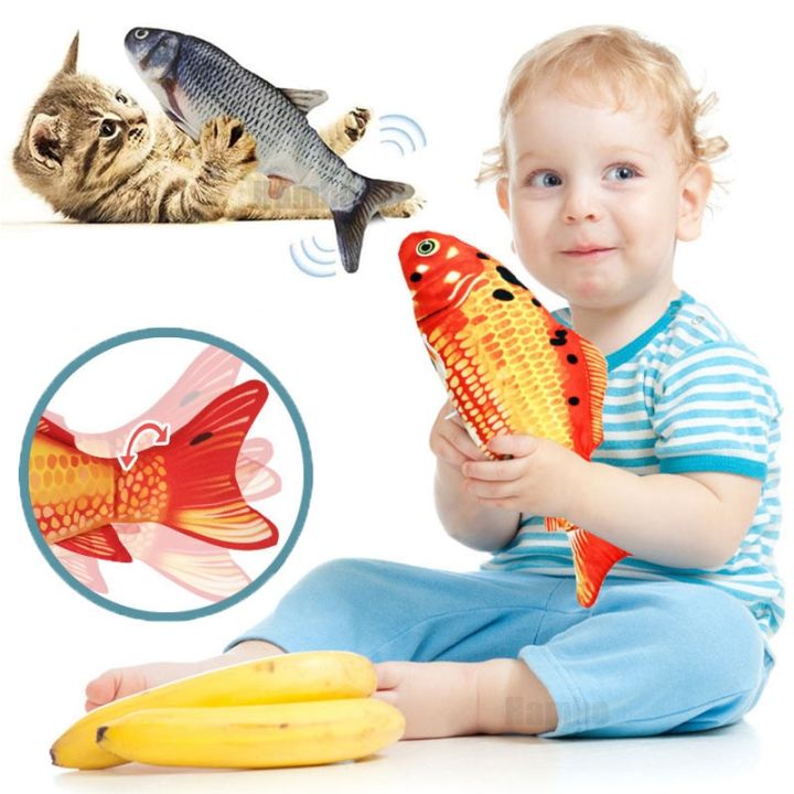 Electric Baby Sleeping Fish Toy Swing Animated Fish For Baby Sleep