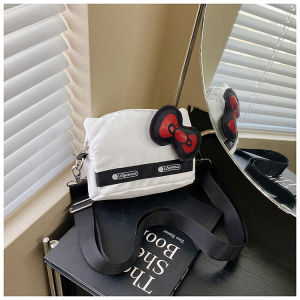 👜 ใบนี้ฉันกรี๊ดมาก กระเป๋าสะพายคาด KITTY LeSportsac งานผ้าร่ม กันน้ำ ขนาด 14×10×5.5 cm