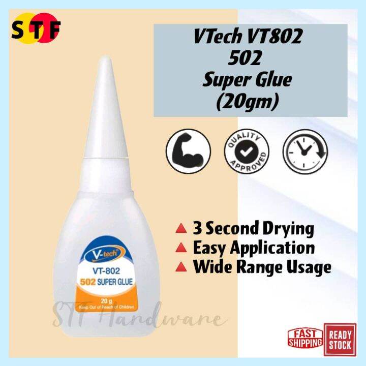 Vtech Super Glue Vt 802 502 Strong Heavy Duty 20g Lazada