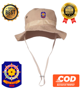 Topi rimba topi gunung satpol pp logo premium