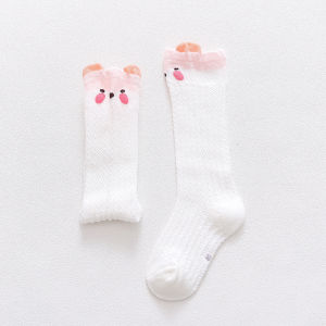 DRKS35 Kaos Kaki Bayi Panjang Karakter Bahan Jaring Motif Hewan