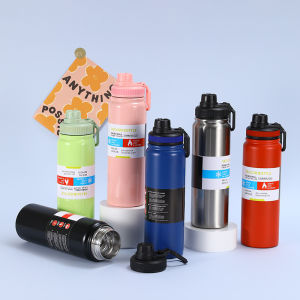 Termos Air Panas Traveling Thermos Hot Dan Cold Stainless Steel Tali Jinjing
