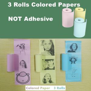 LIOTOG C22 Portable Colorful Light Mini Printer Label Thermal Printers Inkless Printing Stickers Paper 57mm