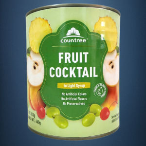 COUNTREE - Lon 820g - TRÁI CÂY HỖN HỢP NGÂM NƯỚC ĐƯỜNG Fruit Cocktail in Light Syrup
