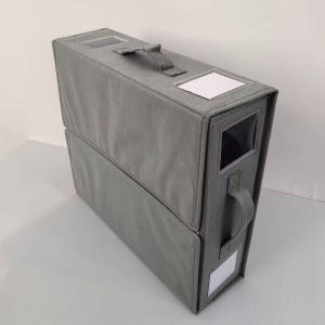 Fabric Quilt Set Bed Sheet Storage Box - Under-bed Clothing Storage Bag - Gray Oxford Fabric