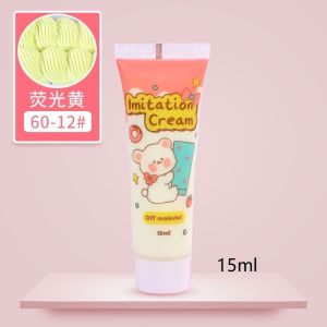Set Mainan Aiskrim Kek DIY Kanak Kanak Perempuan Buat Sendiri Hiasan Manisan Krim Mainan Kreatif Simulation Cream Glue Imitation Cream Dessert Cake DIY Craft Soft Clay Decoration 仿真奶油儿童冰淇淋甜品制作蛋糕模型手工DIY套装手工女孩玩具 E139