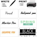 Red Printable Address Labels 3-1/3" × 4" Self-Adhesive Vinyl Shipping Blank Stickers Removable Mailing Decals for Inkjet Printer 120 Labels. 