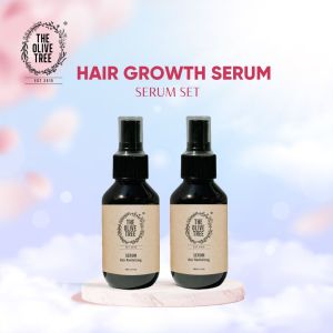 The Olive Tree Hair Revitalizing Serum Duo - Anti-Hair Fall & Growth Formula