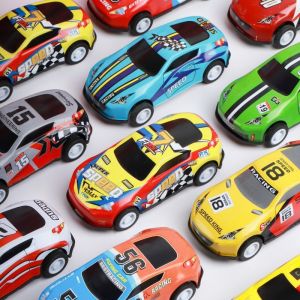 48 PCS non-repetitive metal toy car gift set with parking simulation scene gift for children