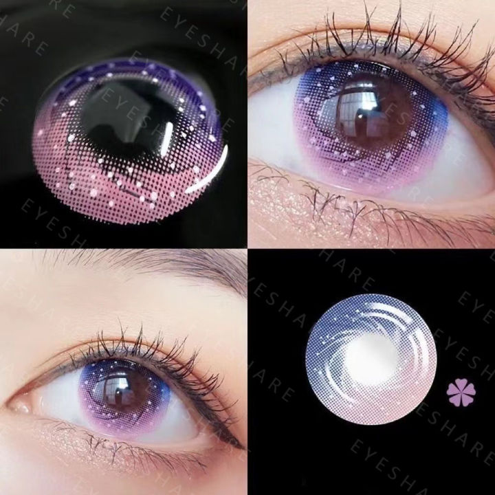 【COD】FASHION COLOURED LENSES SOFTLENS 1SEPASANG/2CPS DUBAI (NORMAL