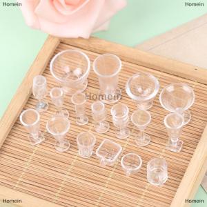 [COD] Homein 17pcs/lot plate cup dish bowl tableware set Dollhouse Miniature Toy Doll Food