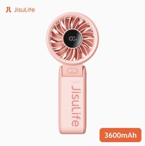 JISULIFE Life7 Portable Mini Fan 5000mAh Foldable USB Fans With 5 Gears Strong Wind
