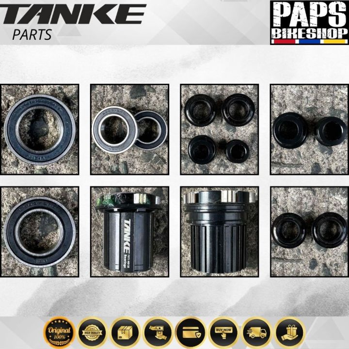 TANKE PARTS BEARING, ADAPTOR AND FREEHUB FOR TANKE HUBS