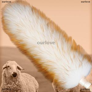 [COD] ourlove แปรงปัดฝุ่นขนสัตว์ใช้ในครัวเรือนทำความสะอาดรถกวาดฝุ่นใช้ในบ้านทุกวันล้างทำความสะอาดได้ทำความสะอาดบ้านเครื่องมือของใช้ในครัวเรือน