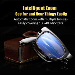 ganze011 Portable Reading Glasses Eye Protection Anti-Blue Light Foldable Glasses