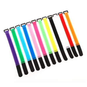 12 cái cần câu Nẹp cố định dây đeo tái sử dụng Tie thắt lưng Treo Đồ Câu Cá Băng quấn Rod chủ Fastener dây cáp