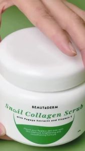 Beautederm Snail Collagen Scrub with Papaya Extracts Vitamin E and Shea Butter Promo