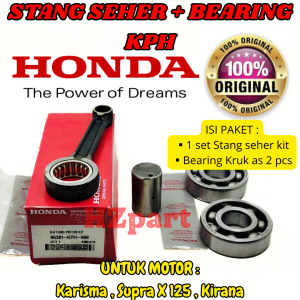 STANG SEHER+BEARING KPH 63/22(2pcs) ASLI ORI HONDA Karisma Supra X 125 Kirana KUALITAS ASLI 100% .