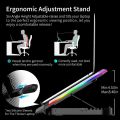 ICE COOREL Gaming Laptop Cooler RGB 6 Silent LED Fans Powerful Air Flow Portable Adjustable. 