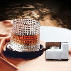 Ly Thủy Tinh Deli Vintage whi.ky Rock Glass 160ml | Tùy Chọn Họa Tiết-ESTLA