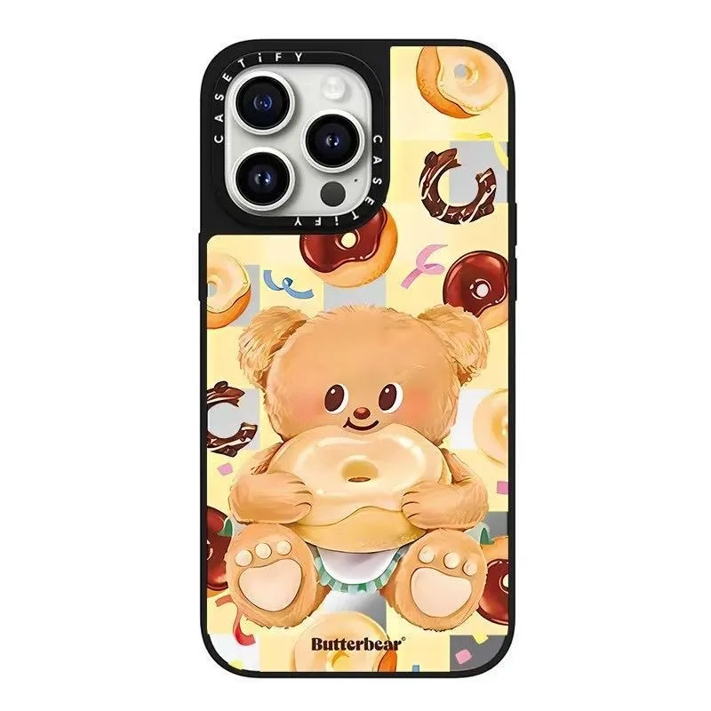 Original CASETiFY Butterbear series Mirror Case with Magsafe for