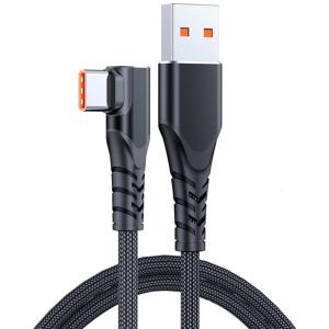 Bện chuyển USB sang USB C Cáp dây USB cho dữ liệu nhanh chuyển 6a6 6W Dây sạc dây builts để kéo Khả năng tương thích rộng