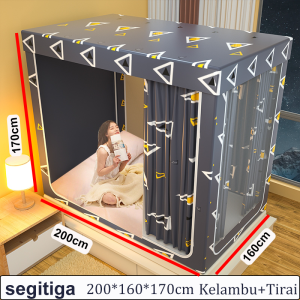 CUTEHOME Kelambu Tidur kelambu kelambu tidur penahan kelambu tidur 220cm*200cm*170cm Kelambu Anti Nyamuk Kelambu Tenda