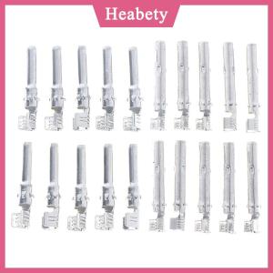 Heabety 5 10 cặp MC4 quang điện kết nối lõi bên trong nam và nữ cắm thiết bị đầu cuối tích cực và tiêu cực đồng đóng hộp bộ phận kim loại