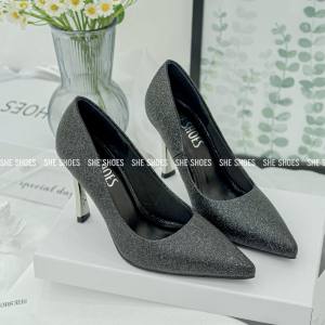 GIÀY CƯỚI NHŨ LẤP LÁNH GÓT KIM LOẠI - NEW ARRIVAL - GC08006