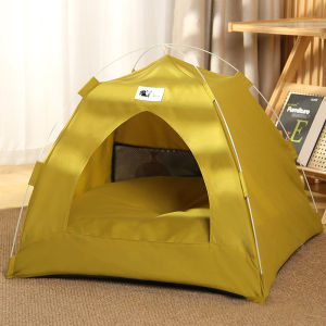 Lovinland Portable Foldable Pet Tent Nest Removable Outdoor Sunshade Cat Tent Dog Shelter Comfortable Cozy Den for Small Animals